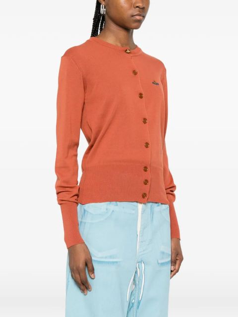 Vivienne Westwood button-fastening cardigan - Orange
