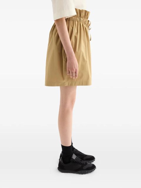 Jil Sander drawstring cotton poplin shorts - Neutrals