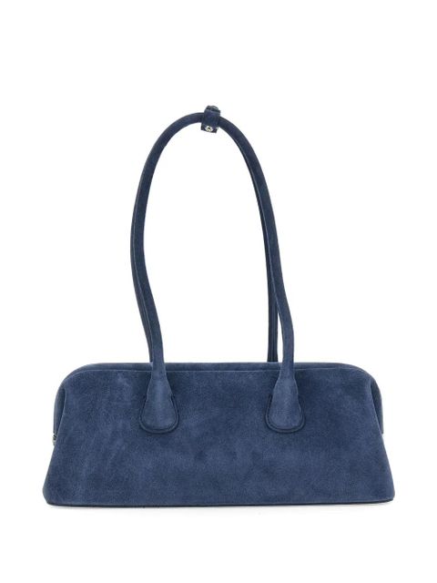 Osoi Boat Wide suede shoulder bag - Blue