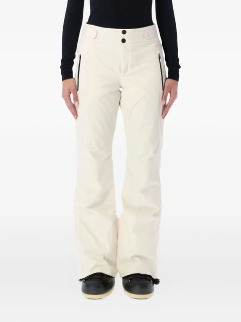 The North Face button zip skiwear trousers - White
