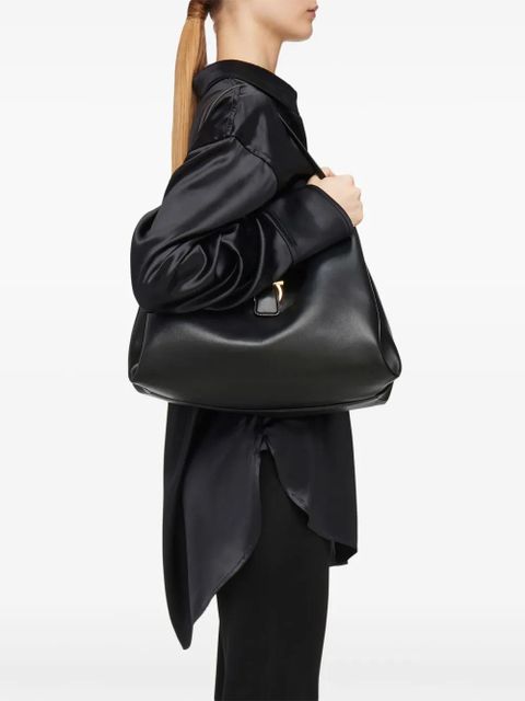 Ferragamo medium Gancini clasp tote bag - Black - zdjęcie produktu nr 2