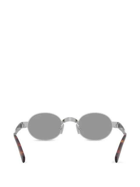 Miu Miu Eyewear oval-frame sunglasses - Silver