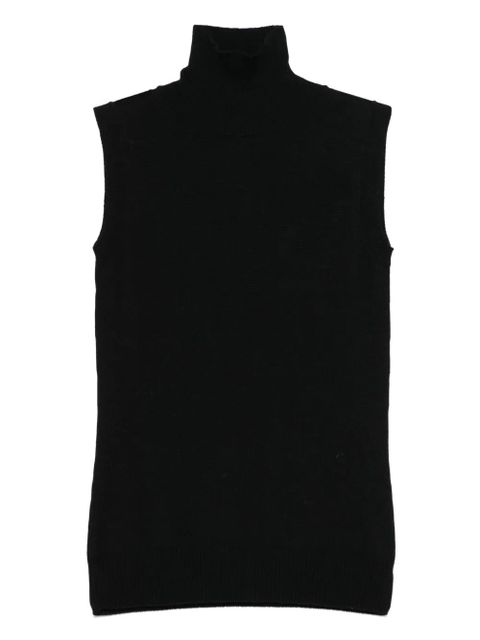 Sportmax virgin wool tank top - Black - zdjęcie produktu nr 1