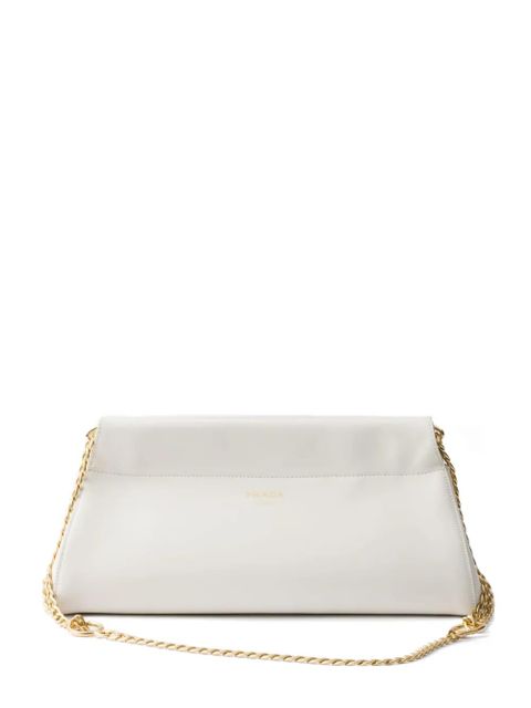 Prada Enchaîné chain-strap leather shoulder bag - White - zdjęcie produktu nr 1