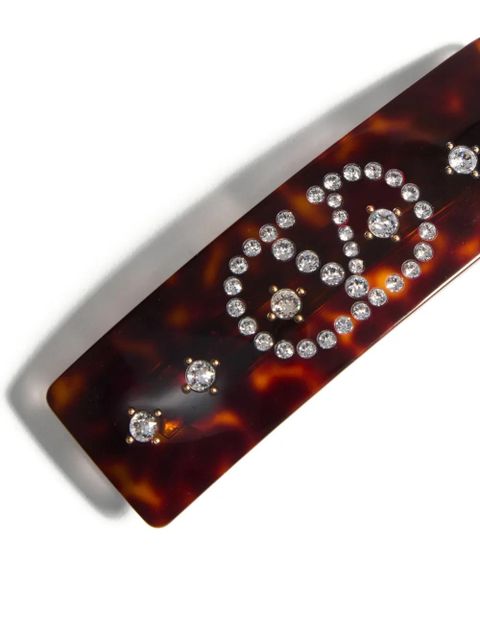 Valentino Garavani VLogo Signature hair clip - Brown