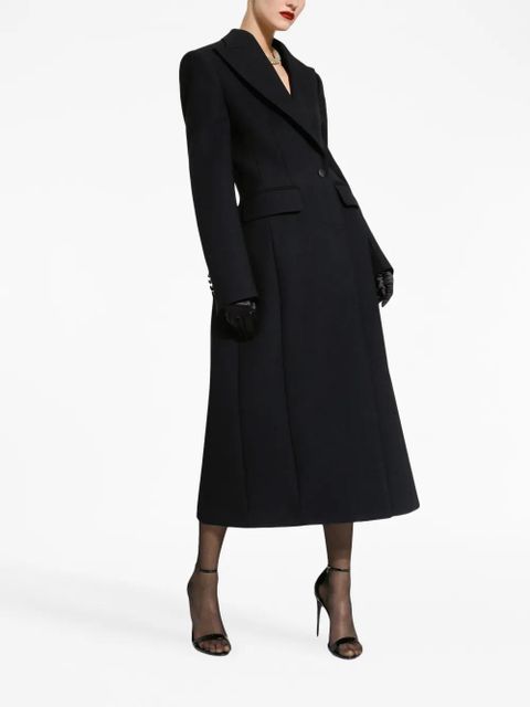 Dolce & Gabbana double-breasted long coat - Black - zdjęcie produktu nr 2