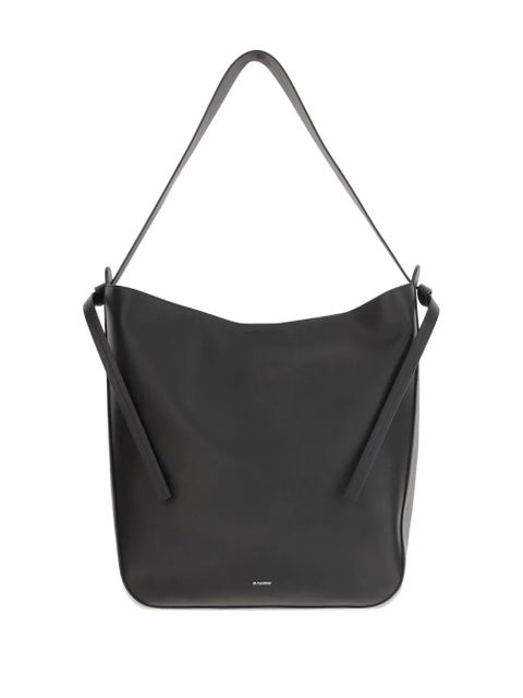 Jil Sander leather shoulder bag - Black - zdjęcie produktu nr 1