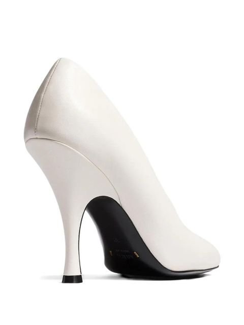 KHAITE Eva Peep Toe pumps - White