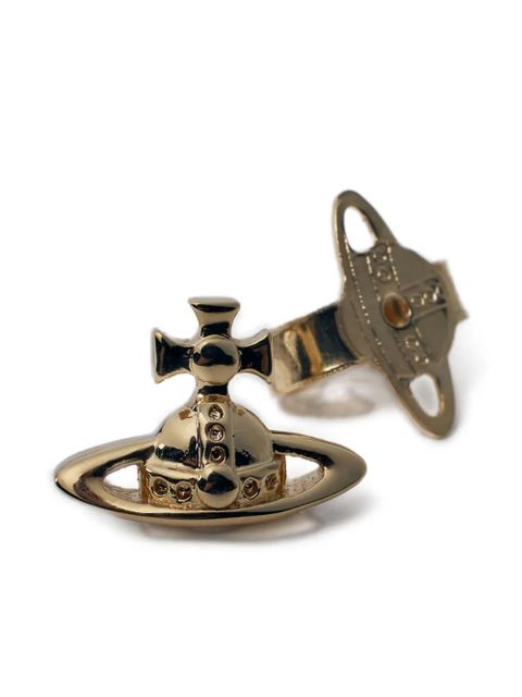 Vivienne Westwood Orb-plaque stud earrings - Gold