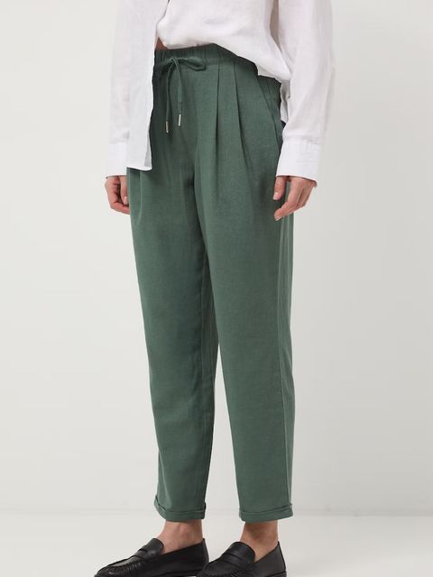 Medicine spodnie chinos damskie z lnem - zdjęcie produktu nr 2