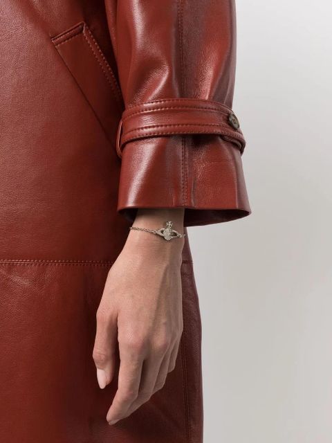 Vivienne Westwood mini bas relief chain bracelet - Silver