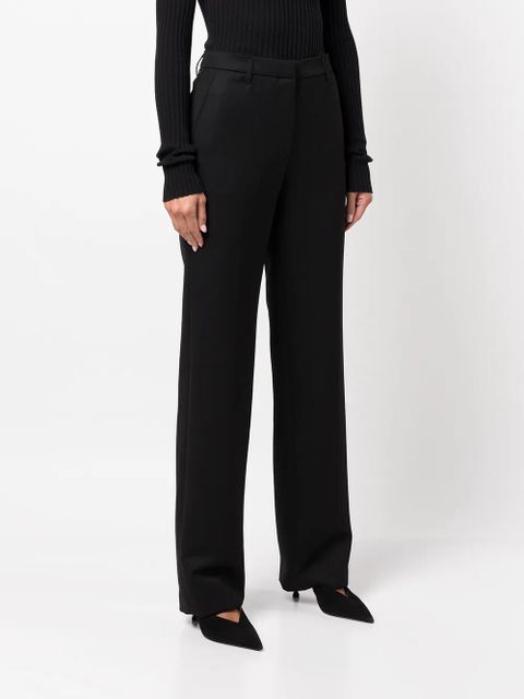 ANINE BING straight-leg trousers - Black