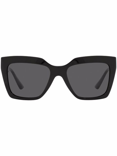 Versace Eyewear Greca-panel sunglasses - Black - zdjęcie produktu nr 1