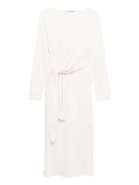 Simkhai Skyla V-neck wrap midi dress - Neutrals - zdjęcie produktu nr 1