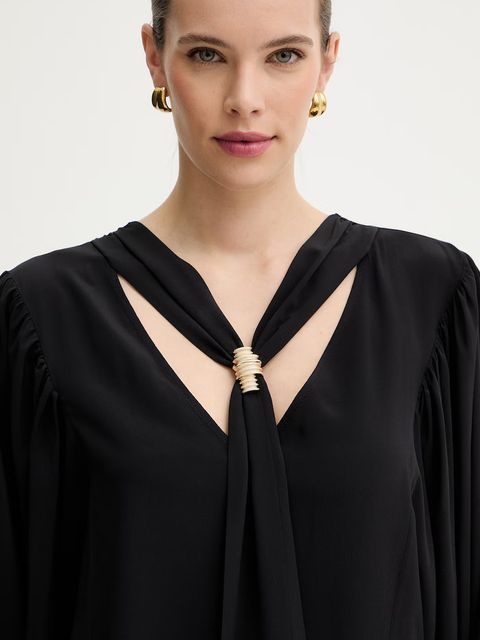 Simona Corsellini bluzka z dodatkiem jedwabiu