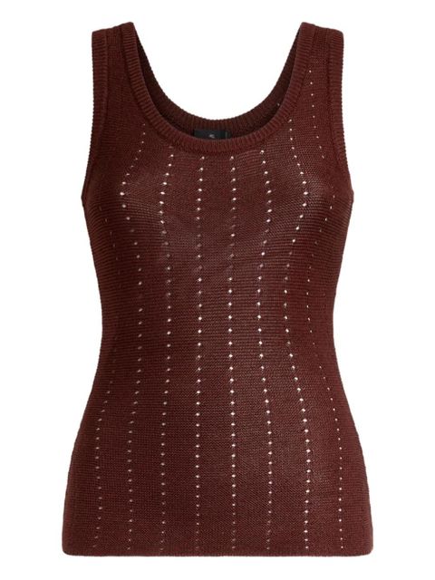 ETRO knitted vest - Brown - zdjęcie produktu nr 1