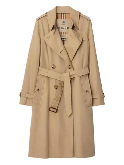 Burberry belted double-breasted trench coat - Brown - zdjęcie produktu nr 1