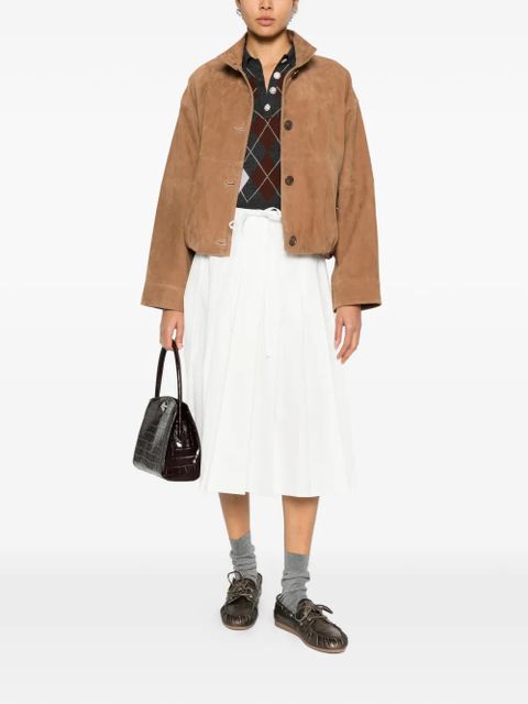 Prada pleated drawstring skirt - White - zdjęcie produktu nr 2