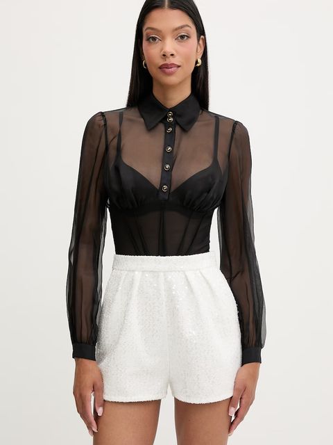 Elisabetta Franchi kombinezon damski z jedwabiem - zdjęcie produktu nr 1