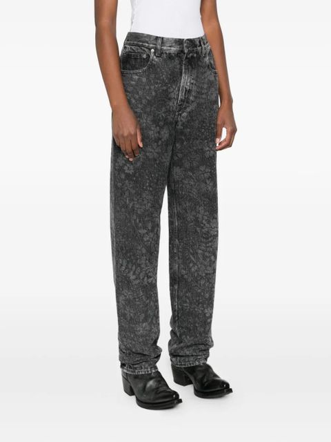 Golden Goose acid-wash cotton jeans - Grey