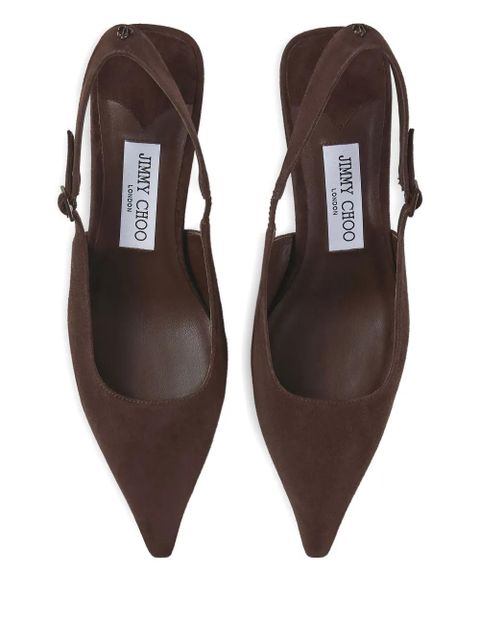 Jimmy Choo 50mm Amel pumps - Brown