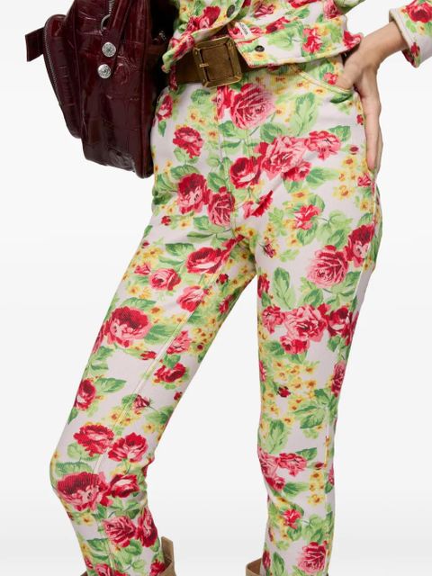 Acne Studios floral trousers - Neutrals