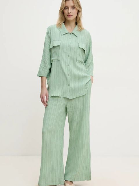 Answear.LAB komplet damski kolor zielony