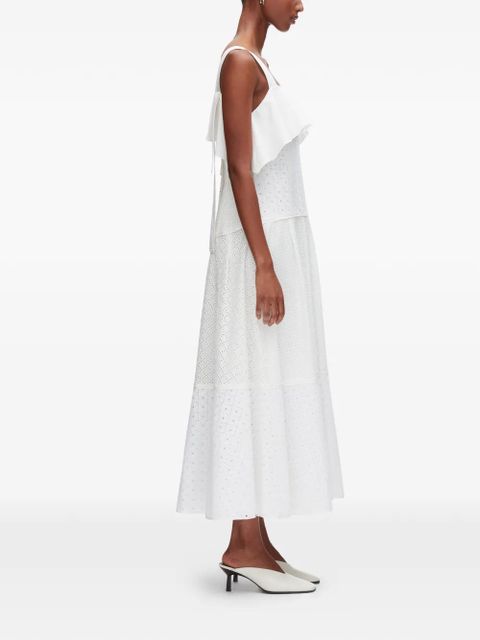 3.1 Phillip Lim ruffled panelled midi dress - White