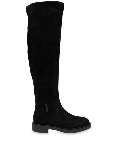 Gianvito Rossi Lexington leather boots - Black - zdjęcie produktu nr 1