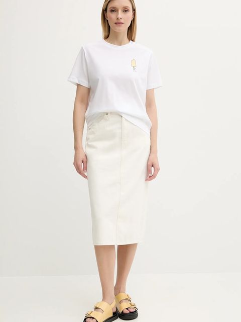 Levi's spódnica jeansowa HR BACK SLIT SKIRT - zdjęcie produktu nr 2