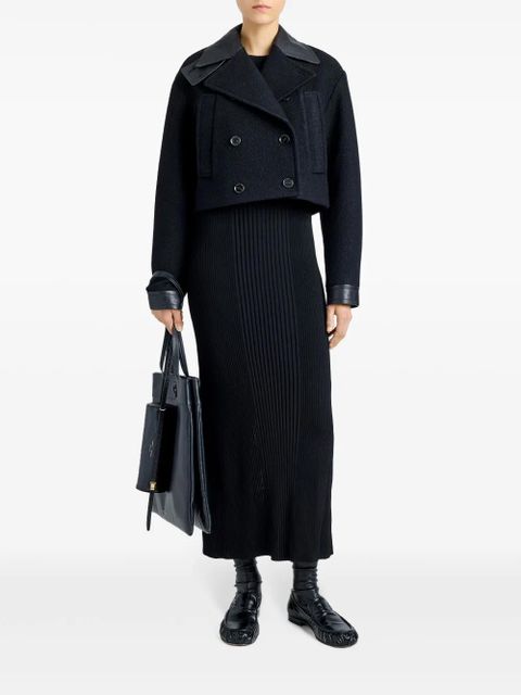 Proenza Schouler Reyes cropped jacket - Black