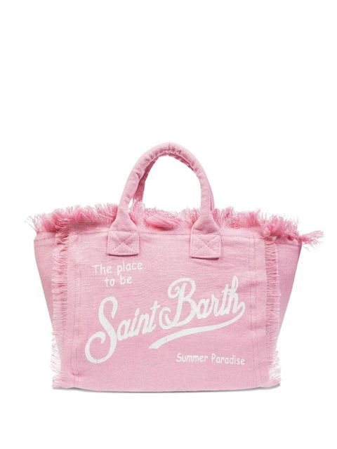MC2 Saint Barth Colette linen tote bag - Pink - zdjęcie produktu nr 1