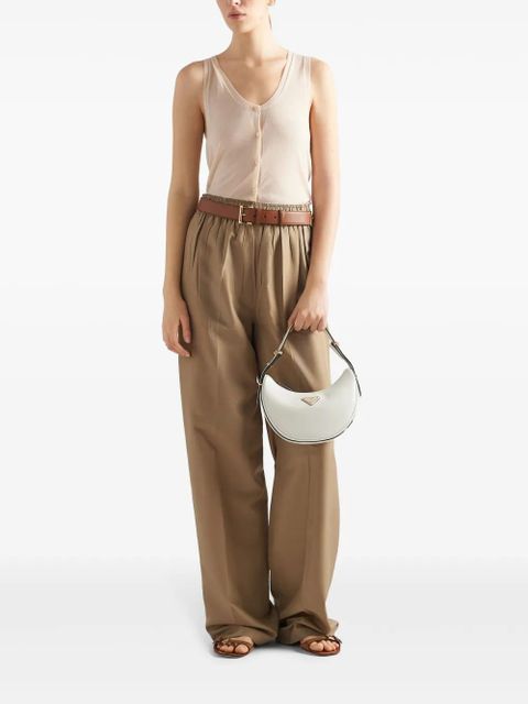 Prada buttoned cashmere tank top - Neutrals