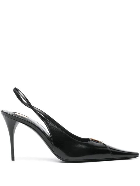 Saint Laurent 90mm Babylone Breteuil pumps - Black - zdjęcie produktu nr 1