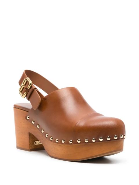 Chloé 65mm Jeanette clogs - Brown - zdjęcie produktu nr 2