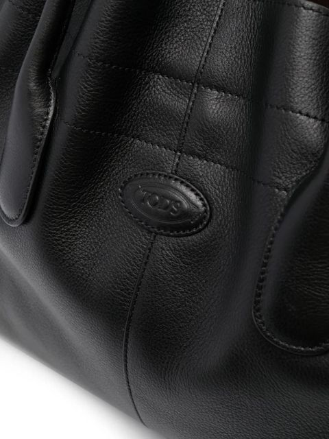 Tod's small Di drawstring leather tote bag - Black - zdjęcie produktu nr 2
