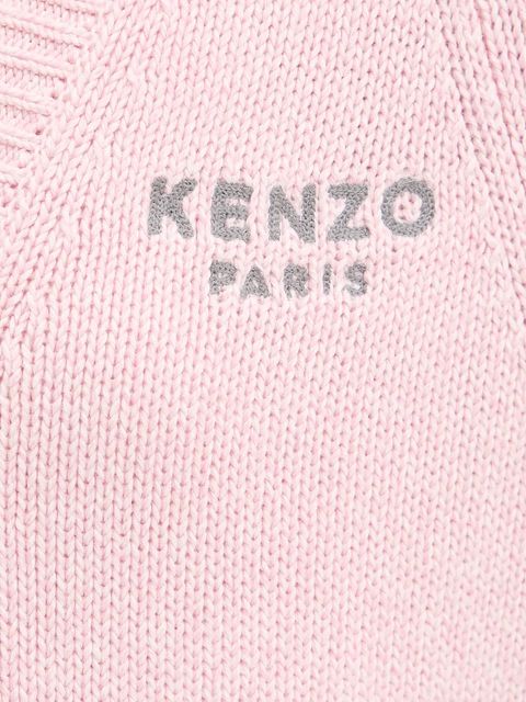 Kenzo kardigan z dodatkiem wełny damski kolor różowy FF62CA7143LA