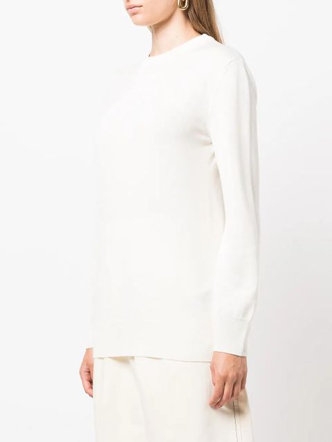 Jil Sander crew-neck merino wool sweater - Green - zdjęcie produktu nr 2