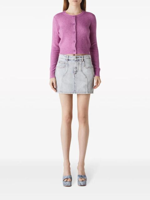 MARANT ÉTOILE Nity cropped cardigan - Purple
