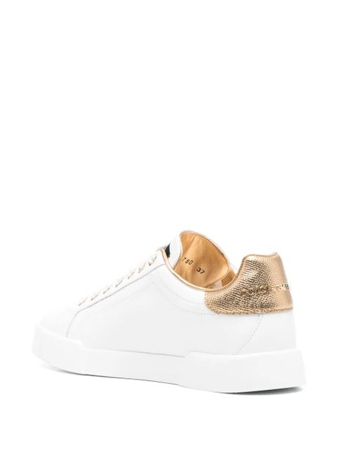 Dolce & Gabbana DG logo-patch sneakers - White