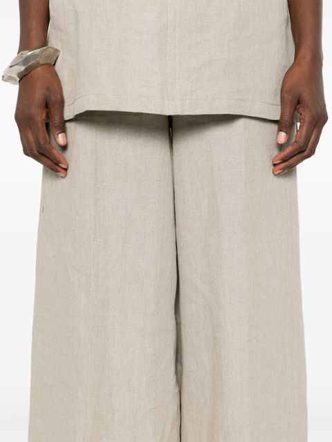 Max Mara Sequoia palazzo trousers - Neutrals