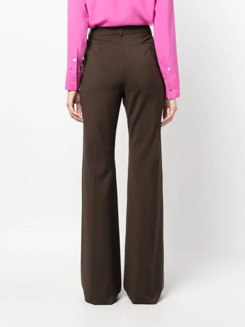 Sportmax high-rise straight-leg trousers - Brown