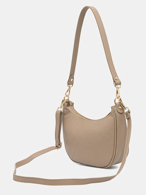 Answear.LAB torebka skórzana kolor brązowy