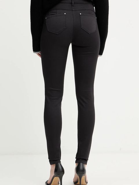 Morgan jeansy damskie kolor czarny