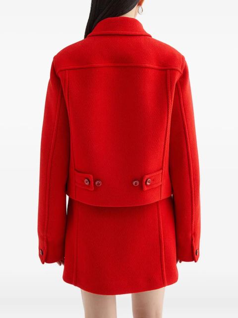 Jil Sander wool jacket - Red