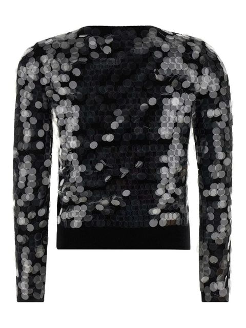 Max Mara Necton sequin-embellished cardigan - Black