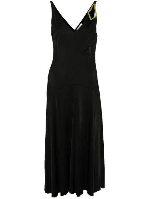 Lanvin eyelet-detailing dress - Black - zdjęcie produktu nr 1