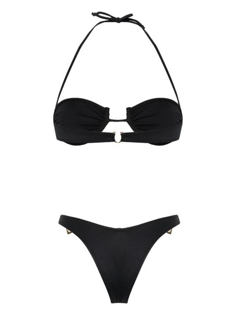 ROTATE BIRGER CHRISTENSEN ring-detailing bikini - Black