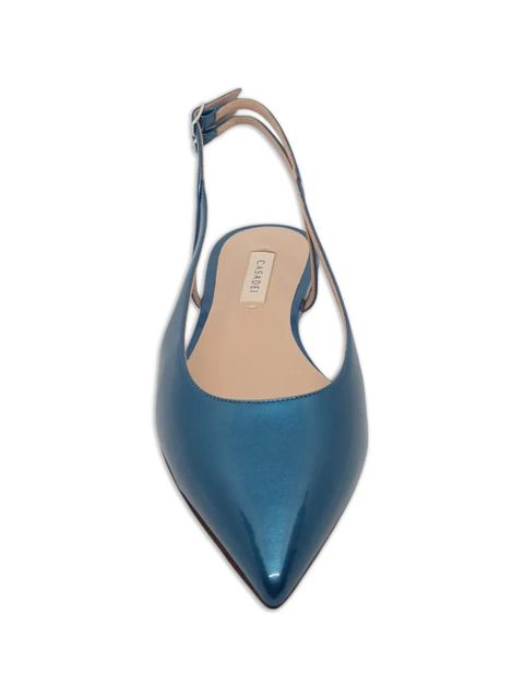 Casadei pointed-toe slingback ballet flats - Blue
