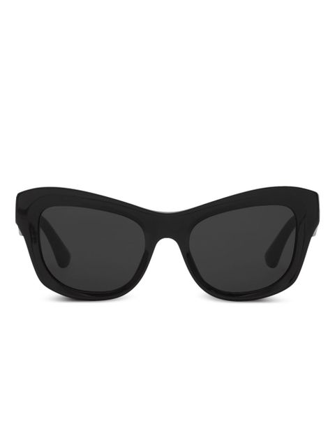 Burberry Eyewear Shield Hinge sunglasses - Black - zdjęcie produktu nr 1